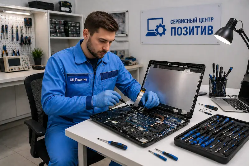 Замена шлейфа матрицы ноутбука в Березовском