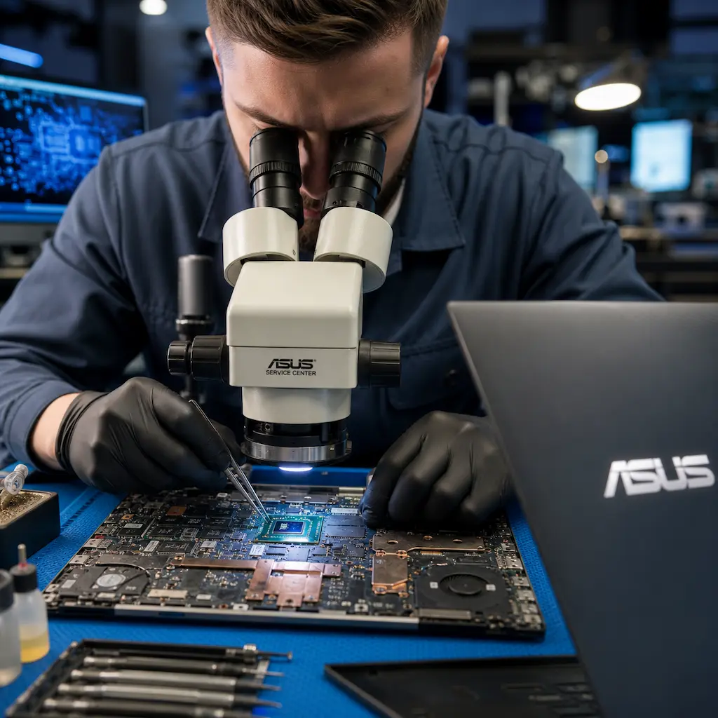 Замена видеокарты ноутбука Asus в Березовском