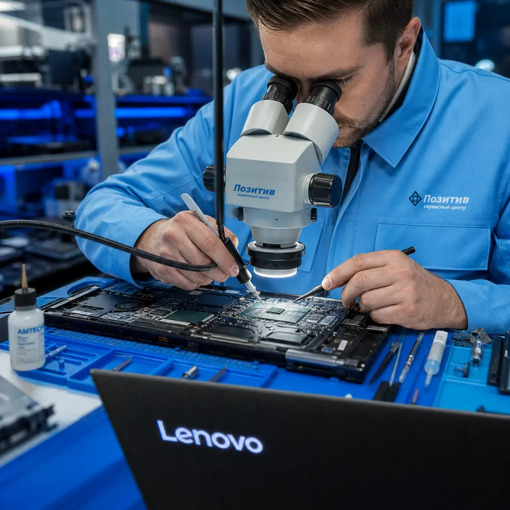 Замена видеокарты ноутбука Lenovo в Березовском