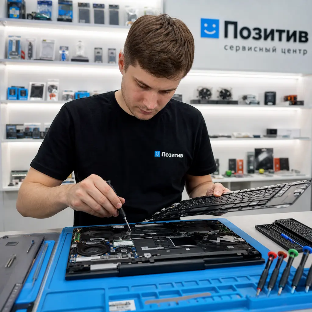 заменить клавиатуру на ноутбуке Samsung в Березовском