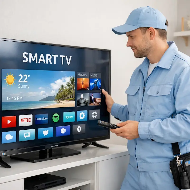 Настройка Smart TV в Березовском
