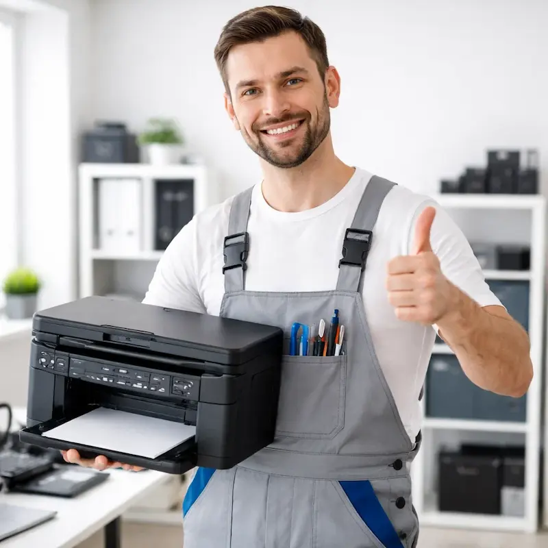 Установка и настройка принтера в Березовском