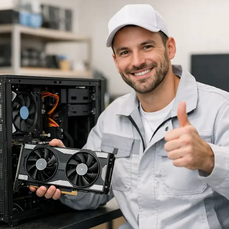 установка видеокарты на ПК в Березовском